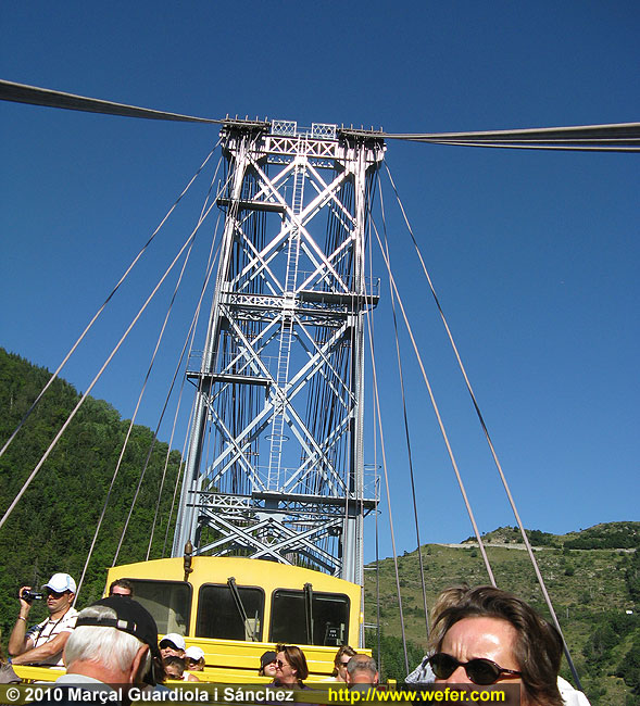 Passant pel pont Gisclard just 100 anys després de la seva inauguració.